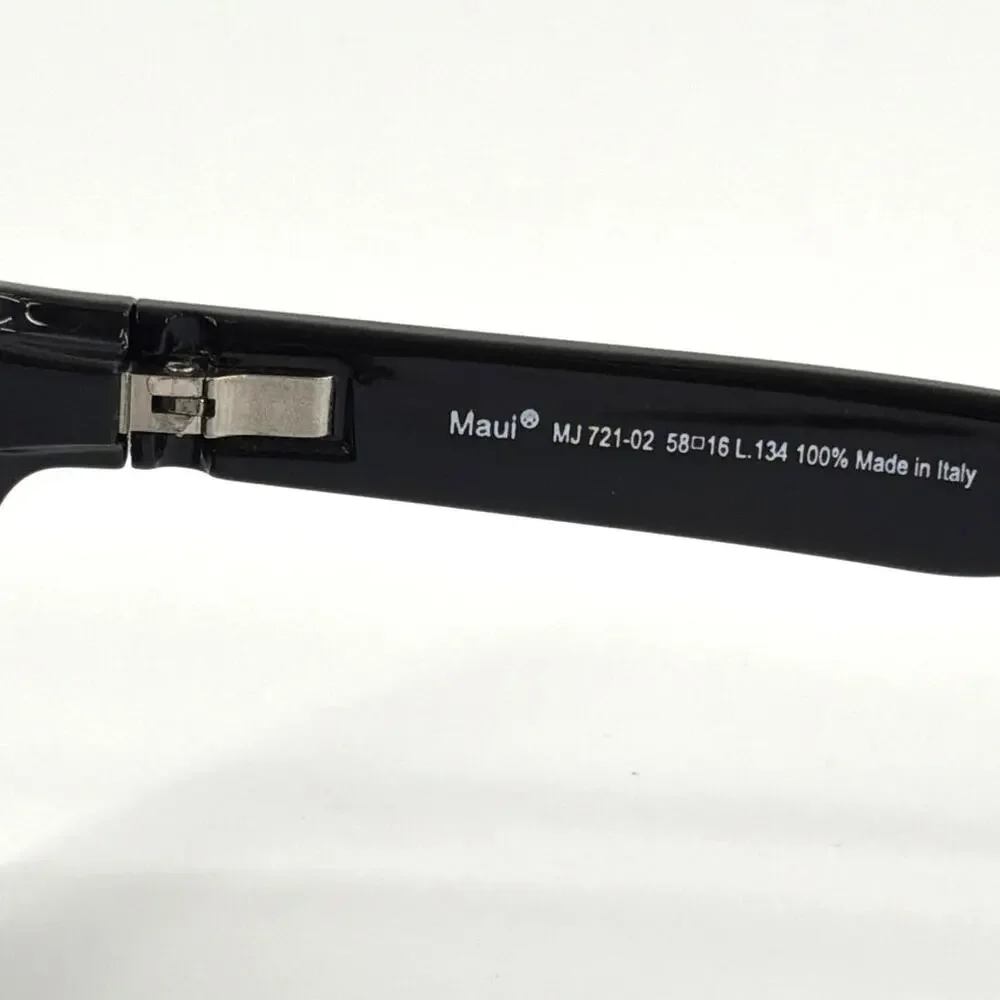 Maui Jim Black Grey Mixed Plate Polarized Sunglasses